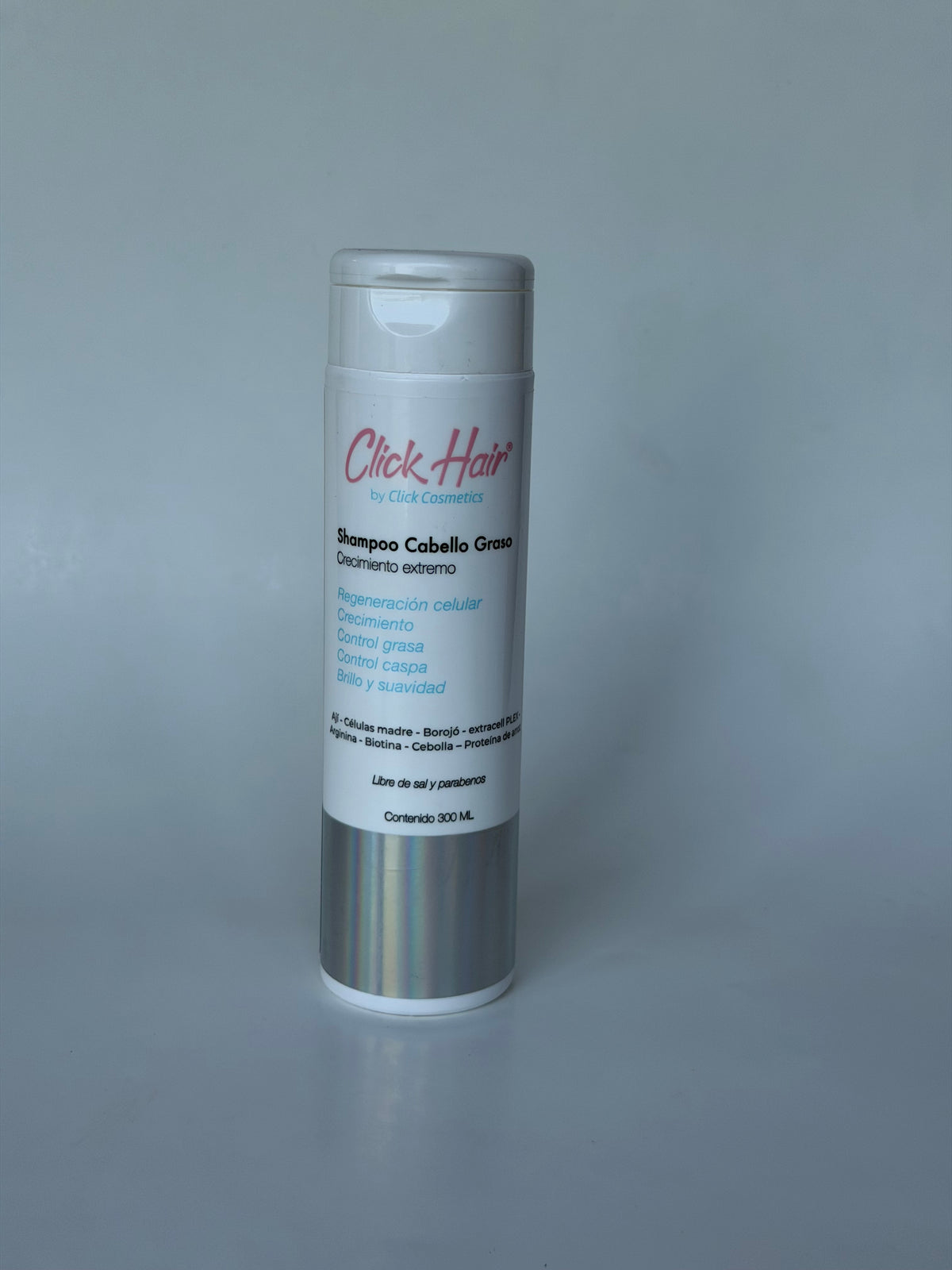 Shampoo Cabello Graso Crecimiento Extremo | Click Hair | 300 ml