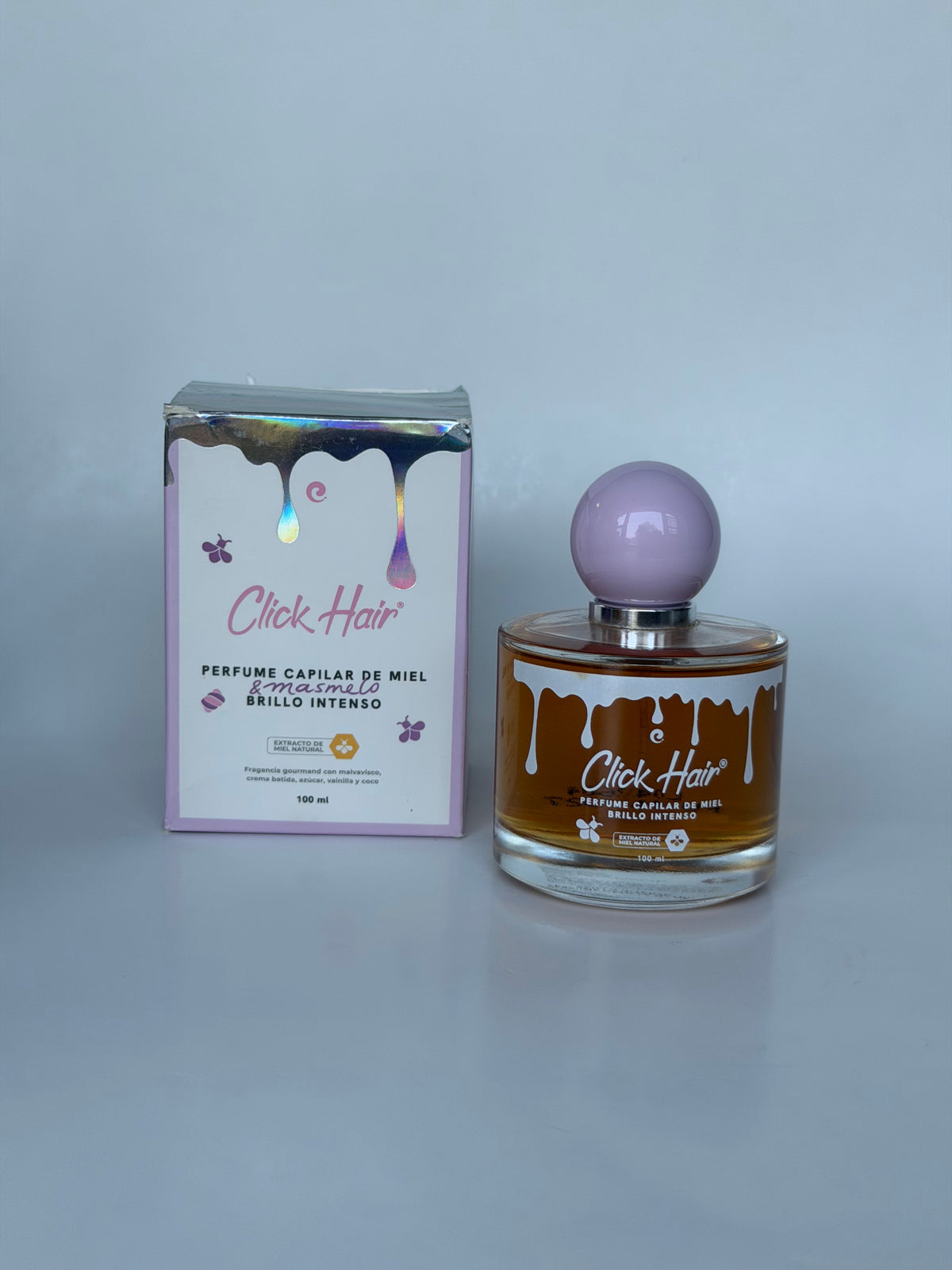 Perfume Capilar de Miel & Masmelo Brillo Intenso | Click Hair | 100 ml
